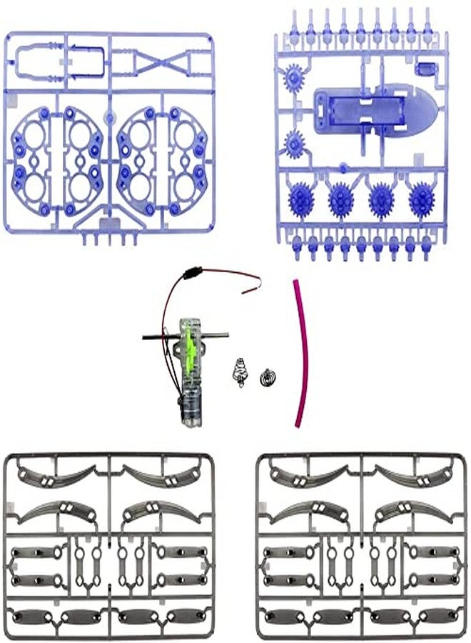 REES52 Plastic Spider Robot Kit, Scientific Robot Toy, Diy Building Kit, Science Explorer Toys For Kids (blue) - Image 5